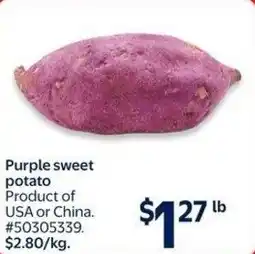 Walmart Purple sweet potato offer