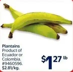 Walmart Plantains offer