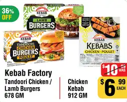 Iqbal Foods Kebab factory tandoori chicken lamb burgers chicken kebab offer