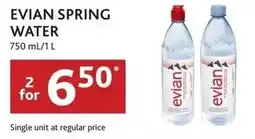 Co-op Evian spring water offer