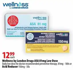 London Drugs Wellness by london drugs ASA 81mg low dose offer