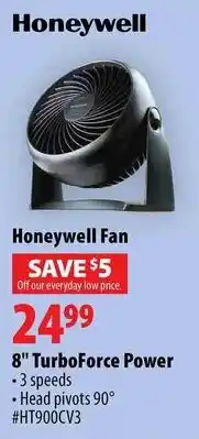 London Drugs Honeywell fan 8" turboforce power offer