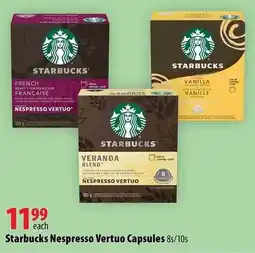 London Drugs Starbucks nespresso vertuo capsules offer