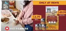 Ren’s Pets Depot Romeo Products offer