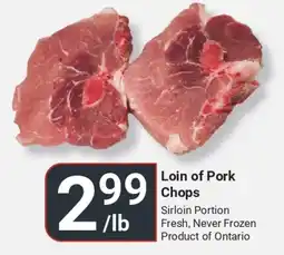 Di Pietro Loin of pork chops offer