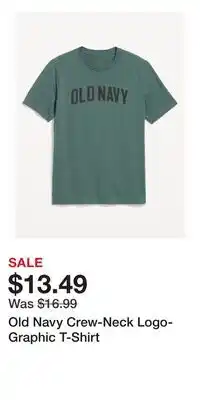 Old Navy Old Navy Crew-Neck Logo-Graphic T-Shirt offer