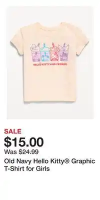 Old Navy Old Navy Hello Kitty Graphic T-Shirt for Girls offer