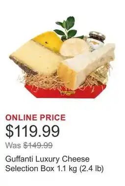 Costco Guffanti Luxury Cheese Selection Box 1.1 kg (2.4 lb) offer
