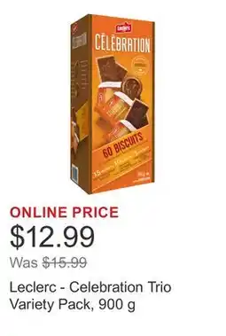 Costco Leclerc - Celebration Trio Variety Pack, 900 g offer