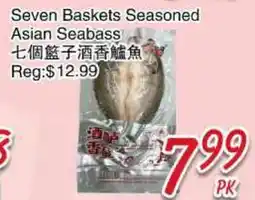 Foody Mart Seven Baskets Seasoned Asian Seabass offer