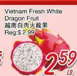 Foody Mart VIETNAM FRESH WHITE DRAGON FRUIT offer