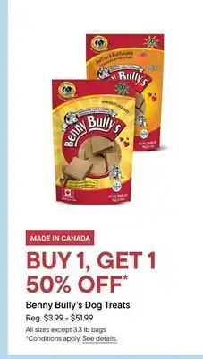 Petvalu Benny Bully's Dog Treats offer