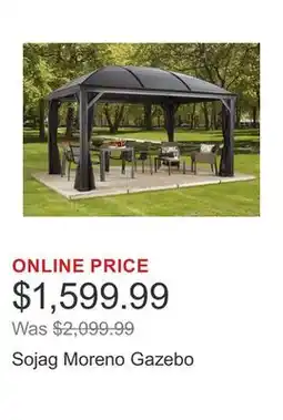 Costco Sojag Moreno Gazebo offer