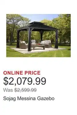 Costco Sojag Messina Gazebo offer