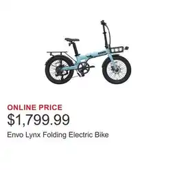 Costco Envo Lynx Folding Electric Bike offer