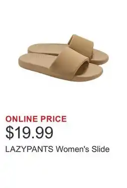 Costco LAZYPANTS Women's Slide offer