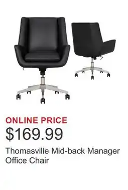 Costco Thomasville Mid-back Manager Office Chair offer