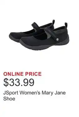 Costco JSport Women's Mary Jane Shoe offer