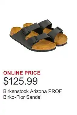 Costco Birkenstock Arizona PROF Birko-Flor Sandal offer