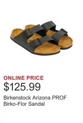 Costco Birkenstock Arizona PROF Birko-Flor Sandal offer