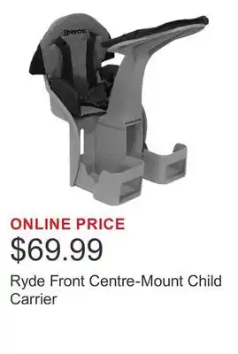 Costco Ryde Front Centre-Mount Child Carrier offer