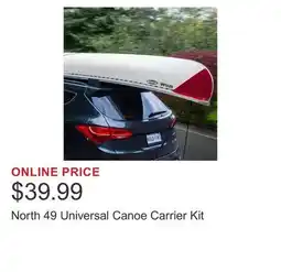 Costco North 49 Universal Canoe Carrier Kit offer