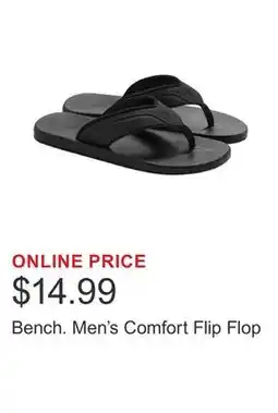 Costco Bench. Men's Comfort Flip Flop offer