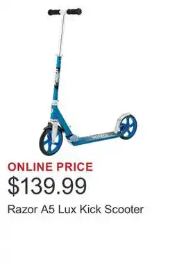 Costco Razor A5 Lux Kick Scooter offer