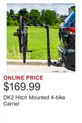 Costco DK2 Hitch Mounted 4-bike Carrier offer