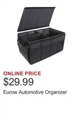 Costco Eurow Automotive Organizer offer