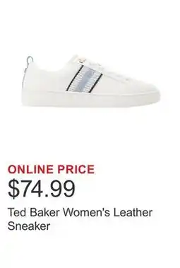 Costco Ted Baker Women's Leather Sneaker offer