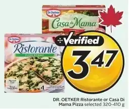 Sobeys DR. OETKER Ristorante or Casa Di Mama Pizza offer