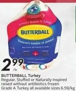 Sobeys BUTTERBALL Turkey offer