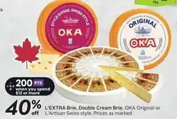 Sobeys L'EXTRA Brie, Double Cream Brie offer