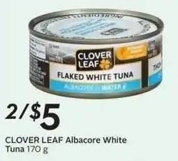 Sobeys Clover leaf albacore white Tuna offer