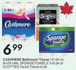 Sobeys Cashmere bathroom tissue offer