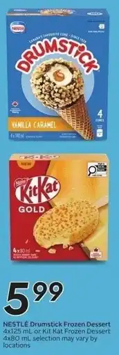 Sobeys Nestlé drumstick frozen dessert offer