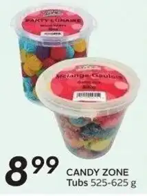 Sobeys Candy zone tubs offer