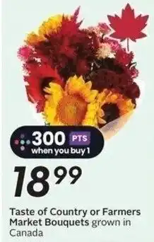 Sobeys Taste of Country or Farmers Market Bouquets offer