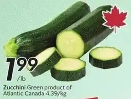 Sobeys Zucchini Green offer