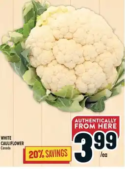 Marché Adonis WHITE CAULIFLOWER offer