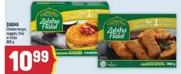 Marché Adonis ZABIHA HALAL Chicken burger, nuggets, fries or strips offer
