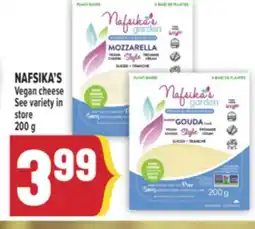 Marché Adonis NAFSIKA'S Vegan cheese offer