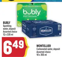Marché Adonis BUBLY Sparkling water offer