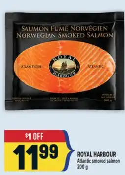 Marché Adonis ROYAL HARBOUR Atlantic smoked salmon offer