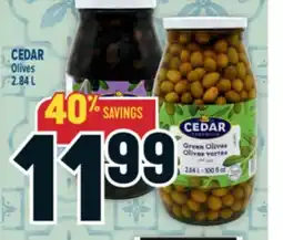 Marché Adonis CEDAR Olives offer