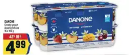 Marché Adonis DANONE Creamy yogurt offer