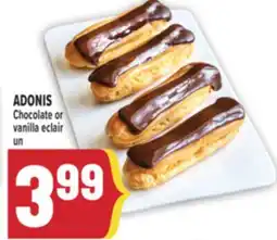 Marché Adonis ADONIS Chocolate or vanilla eclair offer