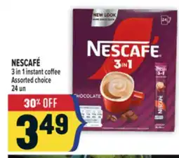 Marché Adonis NESCAFÉ 3in 1 instant coffee offer