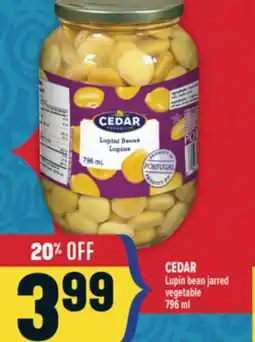 Marché Adonis CEDAR Lupin bean jarred vegetable offer